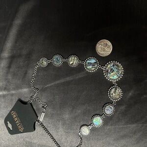 Shyanne Abalone and Silver Women's Necklace